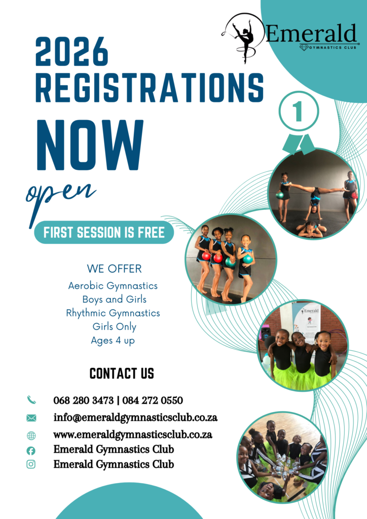 Emerald Gymnastics Club 2026 Registrations are now OPEN