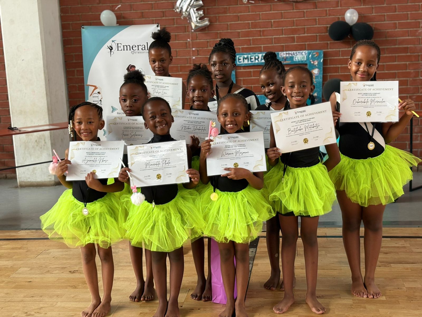 Emerald Gymnastics 2025 Prize Giving