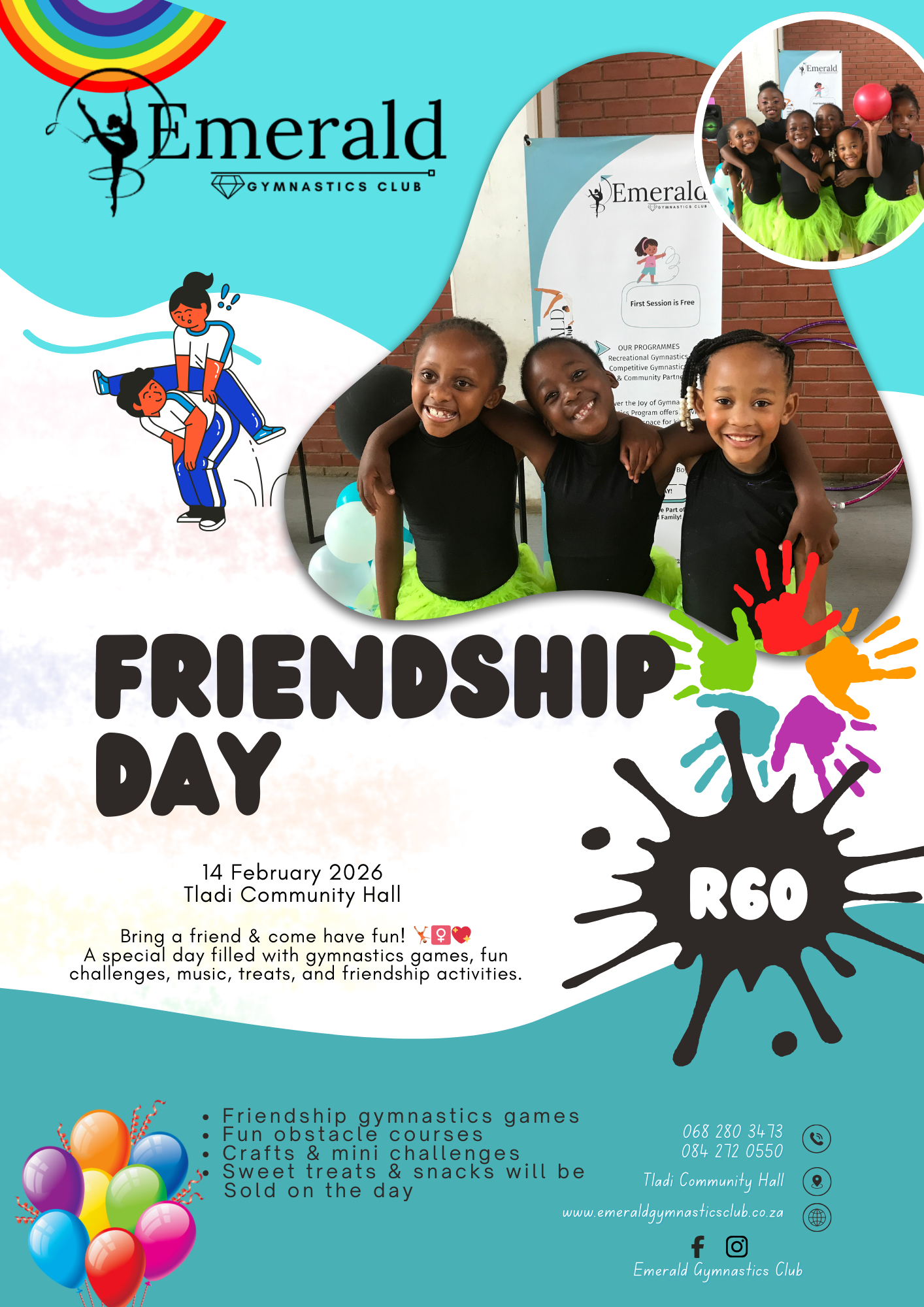 Friendship day at Emerald Gymnastics Club